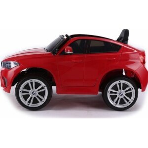 Детский электромобиль Rivertoys BMW X6M JJ2199 вишневый глянец