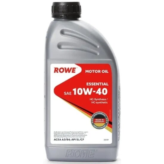 Моторное масло ROWE Essential 10W-40 HC-синтетическое 1 л