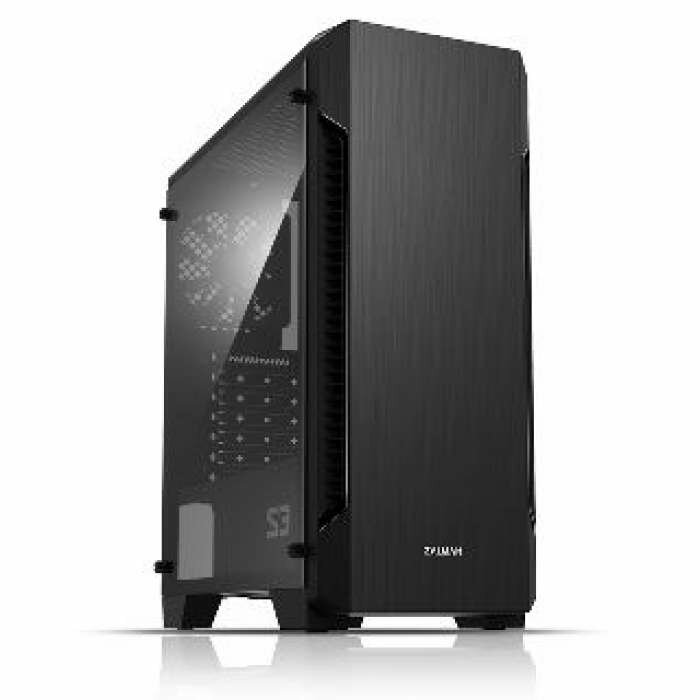 Корпус ZALMAN S3, ATX, BLACK, WINDOW, 2x3.5", 2x2.5", 2xUSB2.0, 1xUSB3.0, REAR 1x120mm