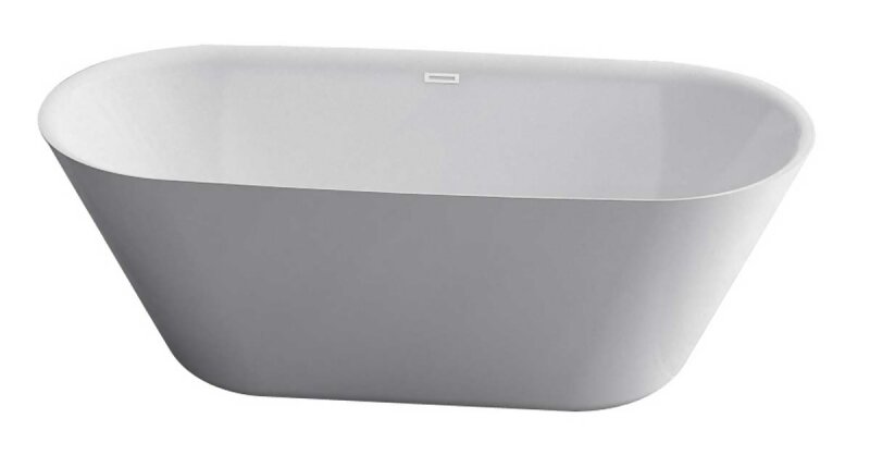 Ванна акриловая Vincea VBT-102 170х75 см отдельностоящая, белый