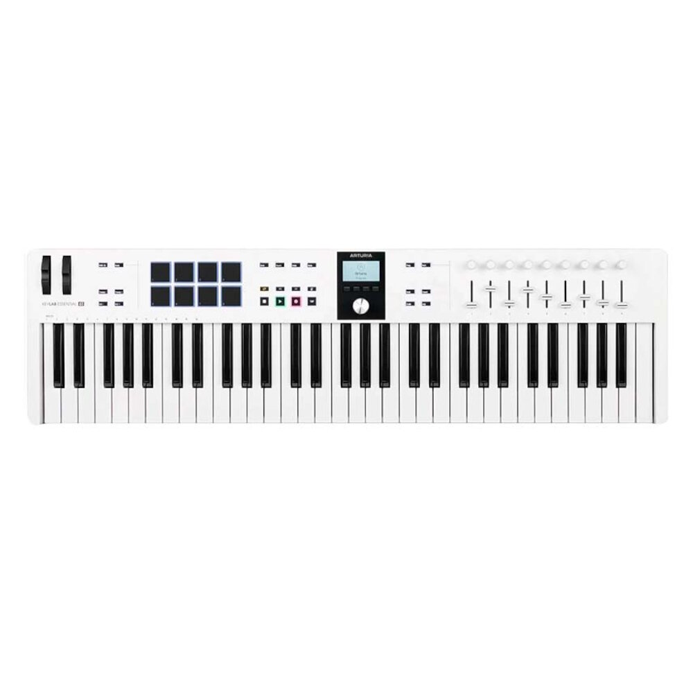 MIDI клавиатуры / MIDI контроллеры Arturia KeyLab Essential 61 mk3 White