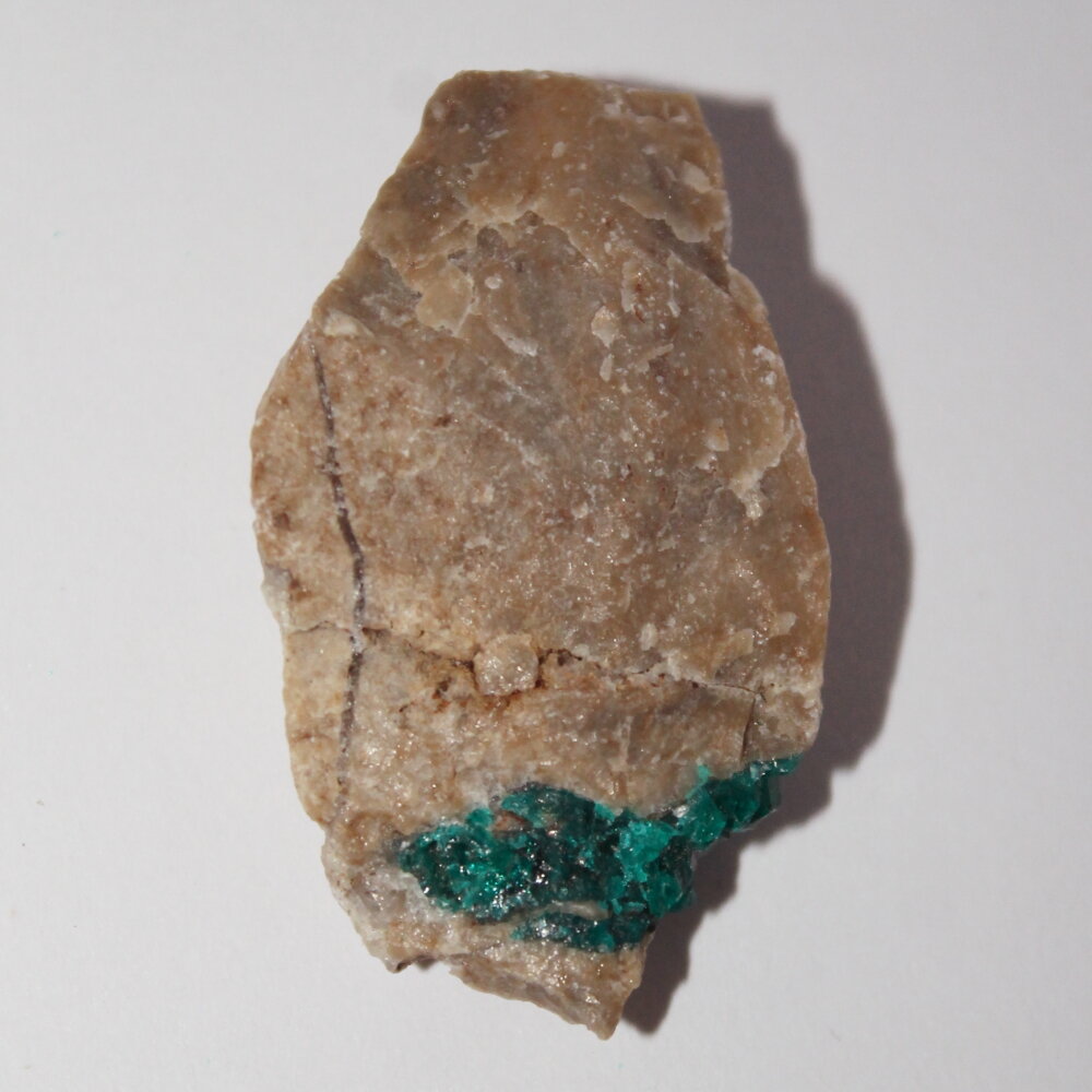 Диоптаз, коллекционный минерал "True Stones" - фотография № 3