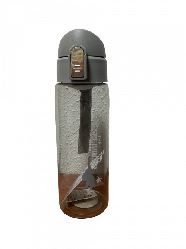 фото Бутылка для воды 700 мл серая