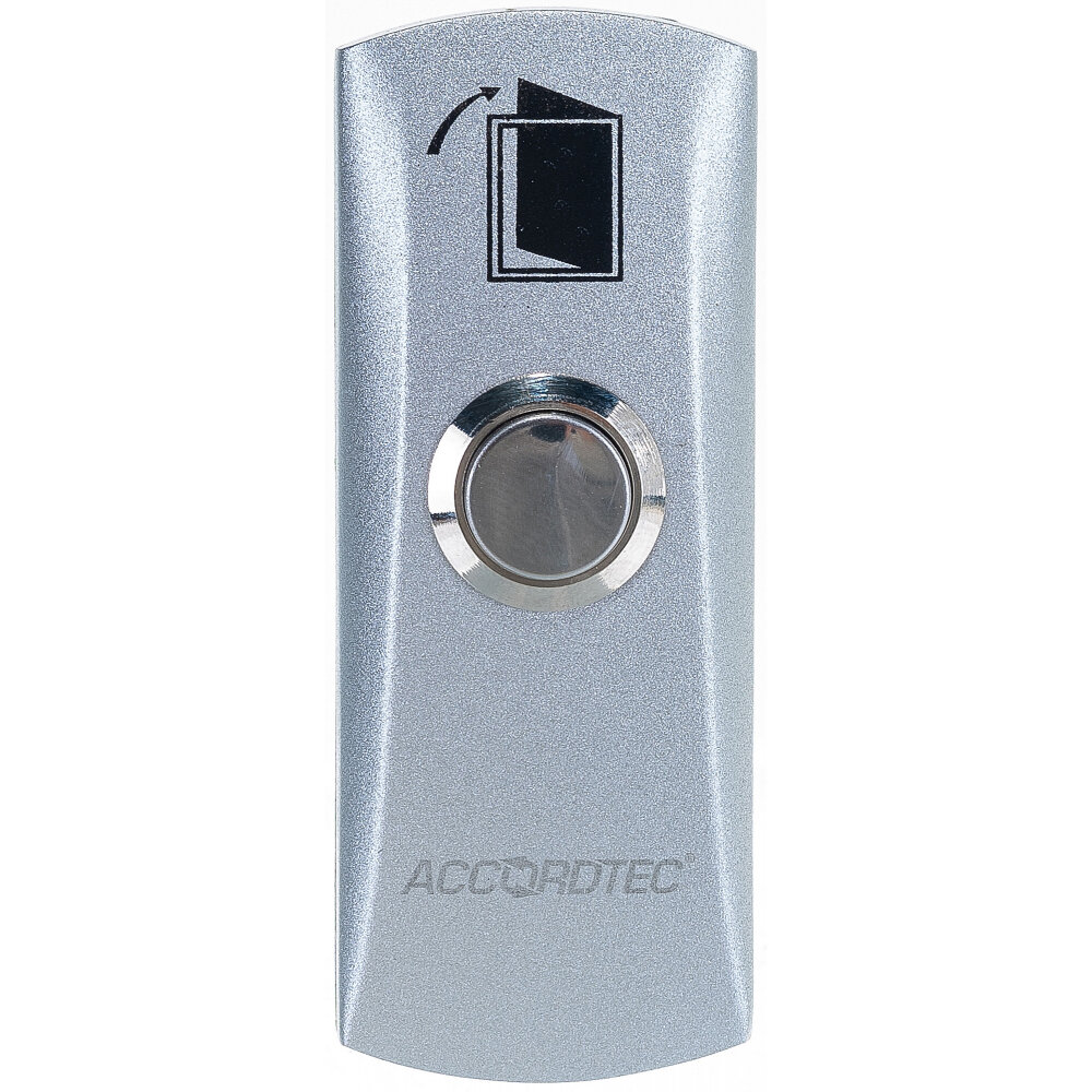ACCORDTEC AT-H805A Кнопка выхода металлическая накладная; габариты 82x32x25 мм; тип контактов но