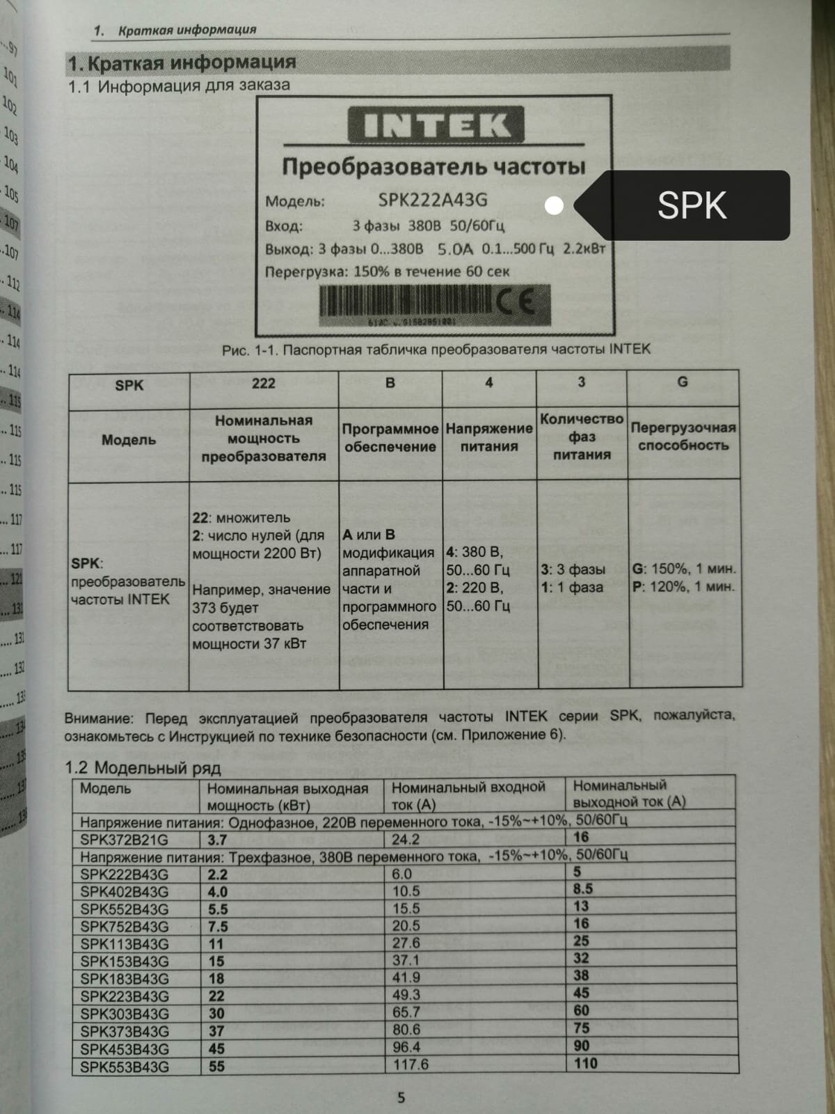 Преобразователь частоты Intek SPE401B21G (0.4KW, 220V, 1PH) - фотография № 10