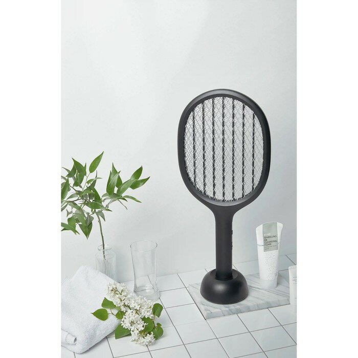 Мухобойка электрическая Xiaomi SOLOVE Electric Mosquito Swatter P1 Black, АКБ, чёрный 9747971 - фотография № 4