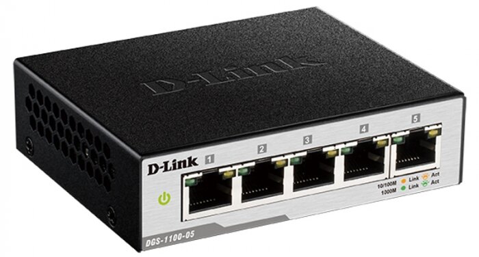 D-Link Коммутатор D-LINK DGS-1100-05/B1
