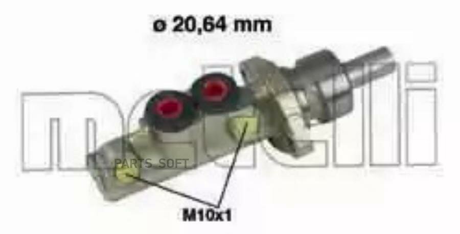 METELLI 050156 главный тормозной цилиндр