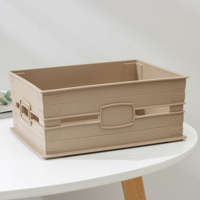 Ящик для хранения, 3,10 л, 22,7×17×9.5 см, цвет микс - фотография № 5