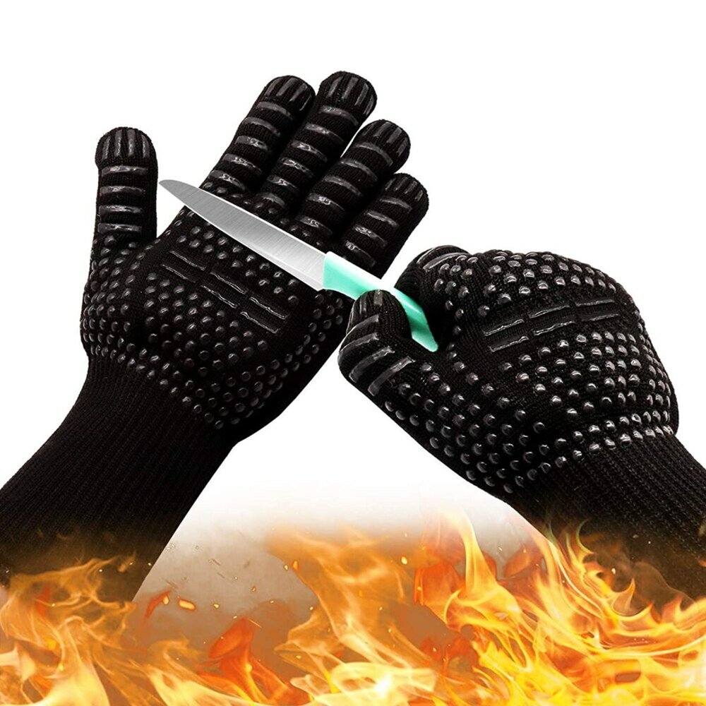 Перчатки термостойкие огнеупорные жаропрочные для гриля и барбекю 1 штука - фотография № 5