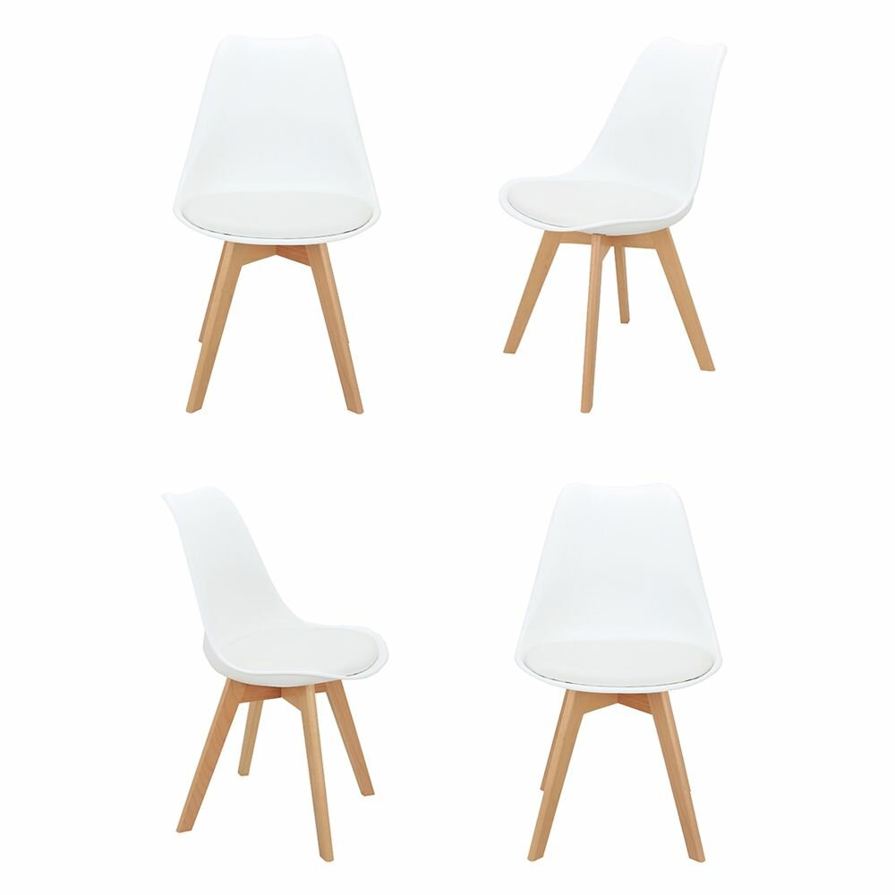 Комплект из 4-х стульев BRADEXHOME Eames Bon Белый