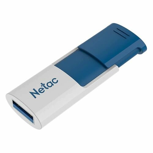 Флешка USB NETAC U182 128ГБ, USB3.0, синий и белый [nt03u182n-128g-30bl]