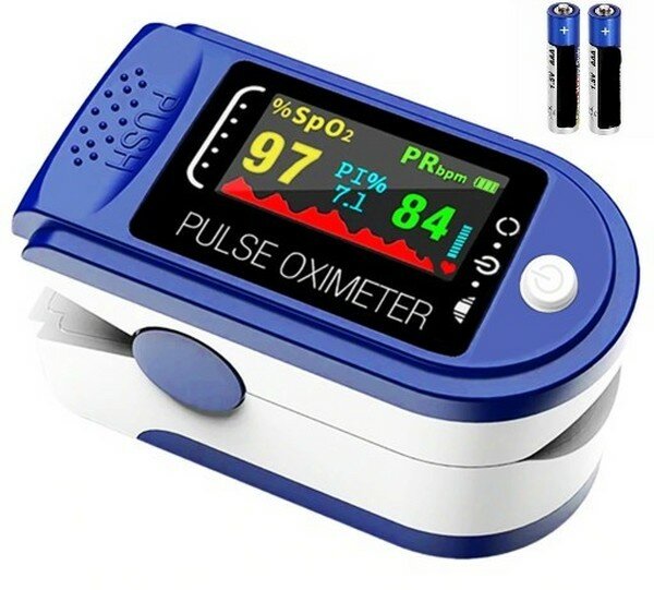 Пульсоксиметр (кислородомер, оксиметр) на палец Fingertip Pulse Oximeter 88 New