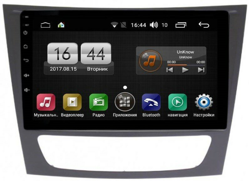 Штатная магнитола для Mercedes-Benz E (W211) 2002-2009 - FarCar TM1260M на Android 10, 8-ядер, 2Гб-32Гб, встроен 4G модем