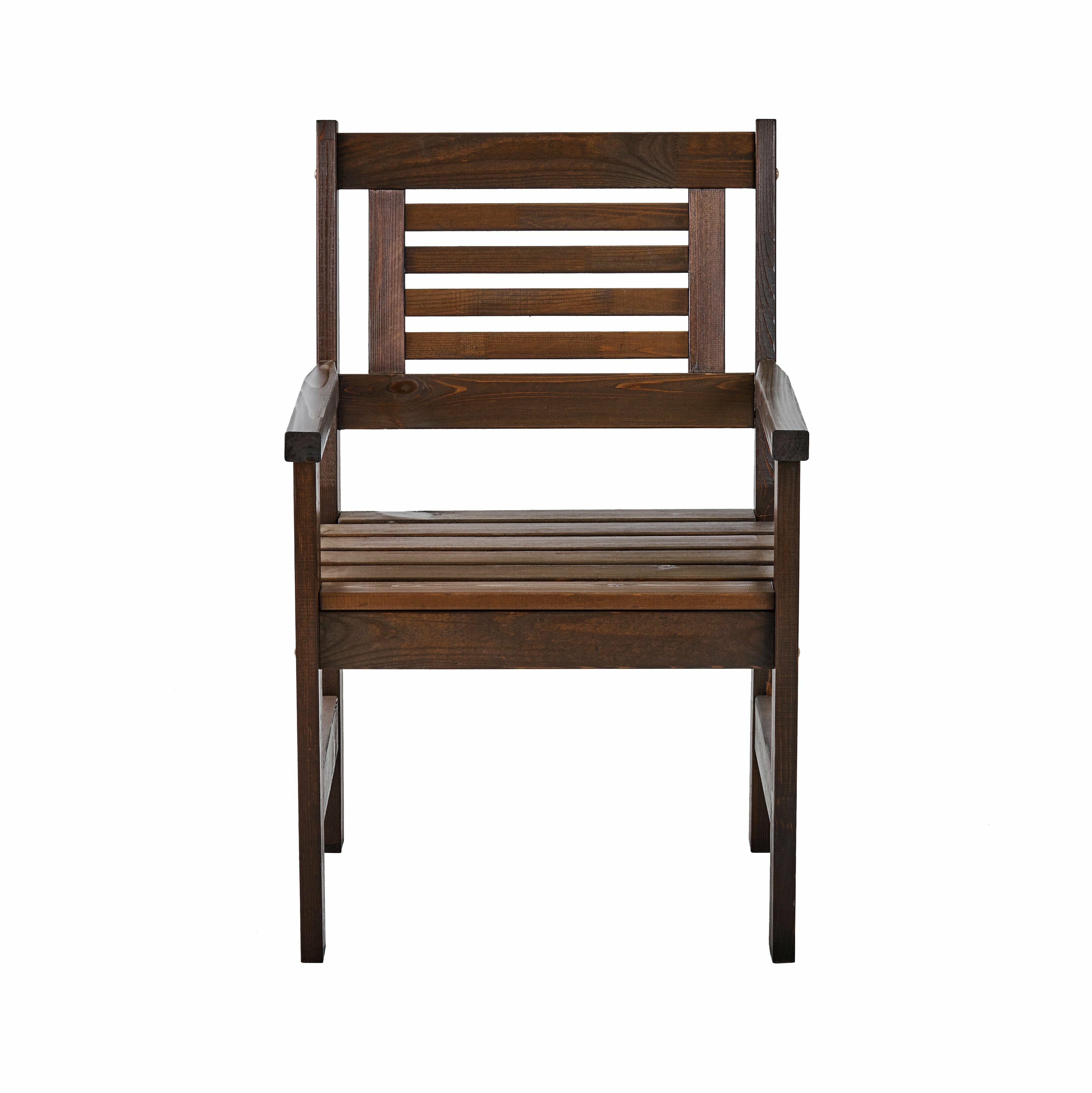 Кресло деревянное для сада и дачи, хольмен / Садовый стул/ Садовая мебель /Дерево - фотография № 4