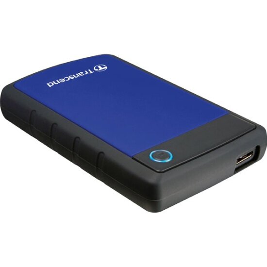 Внешний жесткий диск TRANSCEND StoreJet 25H3P 2.5" 1.0Tb USB 3.0 TS1TSJ25H3B Blue