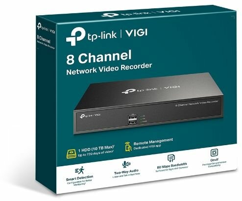 Видеорегистратор TP-Link NVR VIGI NVR1008H