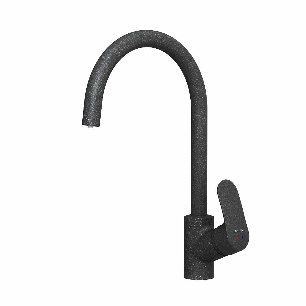 Смеситель Am.Pm Like F8007722 для кухонной мойки, черный