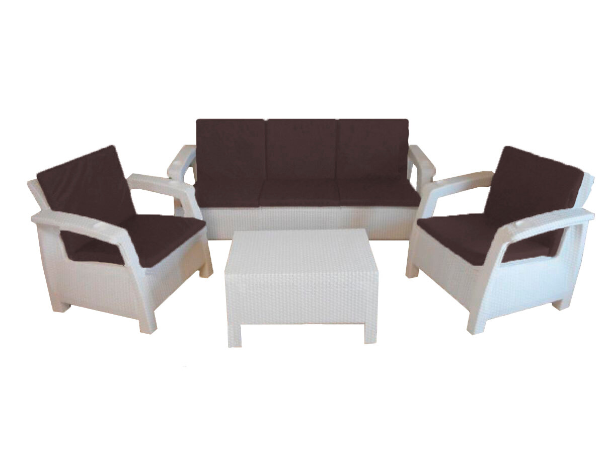 Комплект уличной мебели под искусственный ротанг Yalta Terrace Triple Set Мир дачника