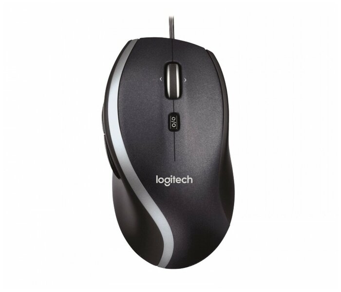 Logitech Оптическая мышь Logitech M500s 910-005784, 6кн.+скр., черно-серебр. (USB) (ret)