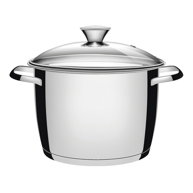 фото Кастрюля tramontina allegra 3л 18см нерж.сталь стеклянная крышка