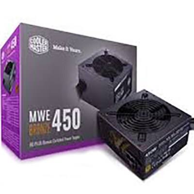 Блок питания 450 Ватт Mpe-4501-acaab-eu Power Supply Cooler Master MWE Bronze, 450W, Atx, 120mm, 6xS .