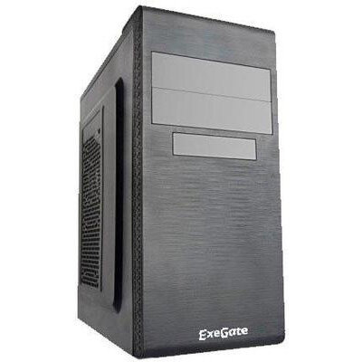 Exegate Ex269434rus Корпус Miditower UN-603 Black, Atx, без БП 2*USB, Audio .