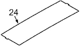 Panasonic PSHR1368Z прозрачная пластина защиты описания клавиш для KX-DT333, 343, KX-NT343