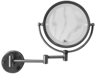 Зеркало косметическое Boheme Brillante 505 настенное с подсветкой (3Х) хром
