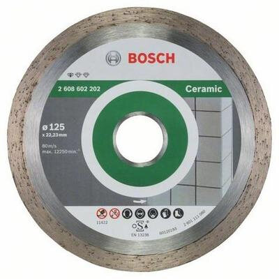 Круг алмазный Bosch Ф125 керамика FPE (2.608.602.202)