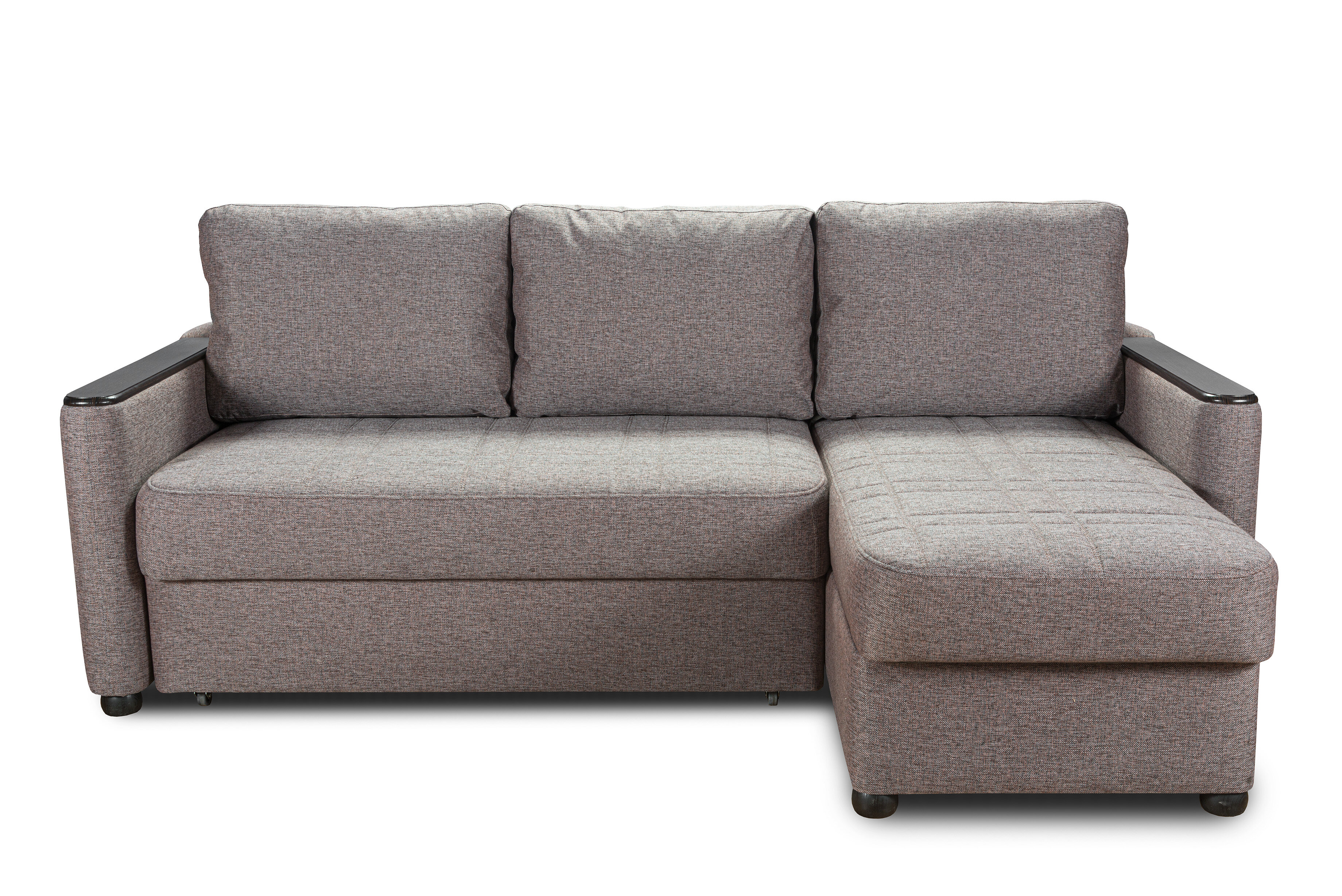 Угловой диван-кровать Sofa Collection Угол Кронос-2 Венге, Коричневый - фотография № 8