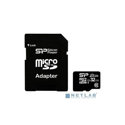 Память microSD 32Gb Silicon Power SP032GbSTHBU1V10SP .