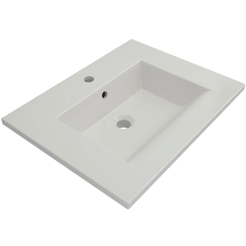 Раковина Bocchi Milano 1161-001-0126 подвесная 615 x 475 x 150 мм цвет белый