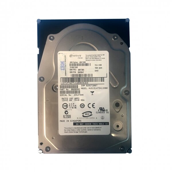   IBM 39R7360 73,4Gb SAS 3,5" HDD