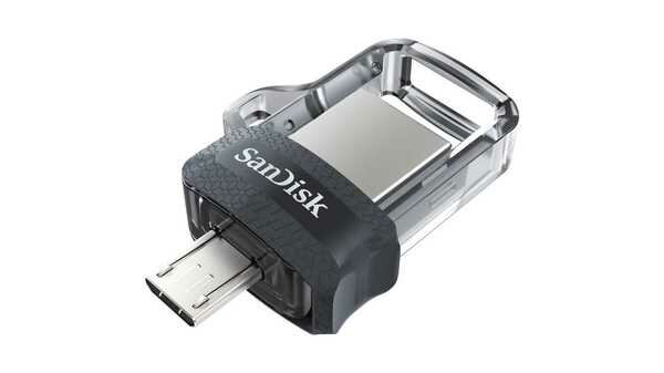 Флеш накопитель 128GB SanDisk sddd3-128g-g46 Ultra Android Dual Drive Otg, m3.0/USB 3.0, Black