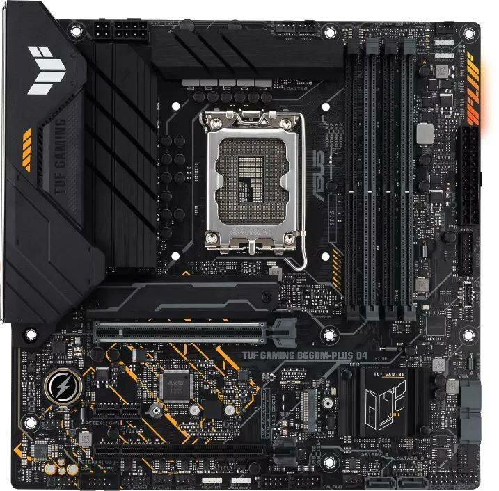 Материнская плата Asus TUF GAMING B660M-PLUS D4, Soc-1700, mATX