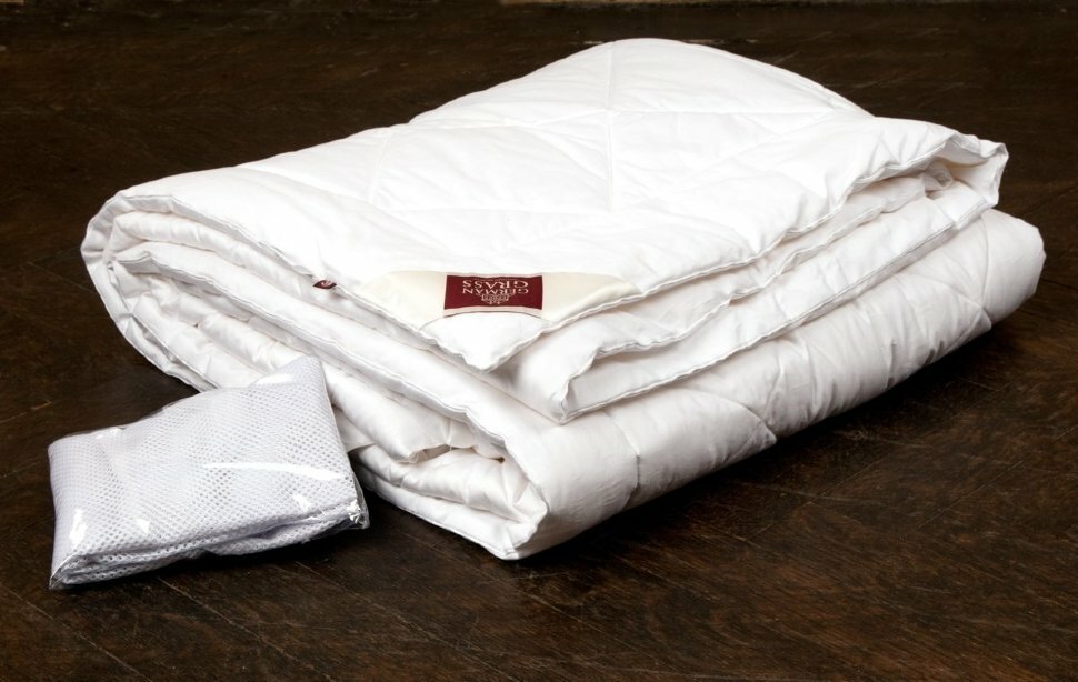 Одеяло Merino Wool Grass (150 x 200) легкое - фотография № 6