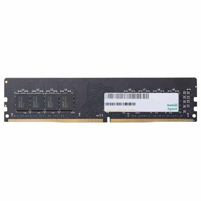 Оперативная память Apacer DDR4 16GB 2666MHz UDIMM (PC4-21300) CL19 1.2V (Retail) 1024*8 3 years (AU16GGB26CQYBGH / EL.16G2V.GNH)