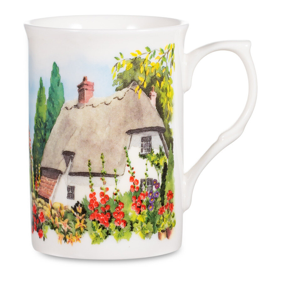 Кружка Just Mugs Buxton Деревушка Ирландская 325 мл фарфор костяной