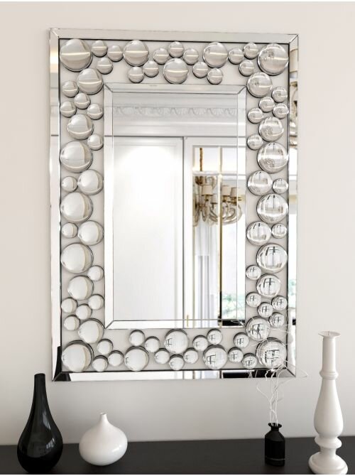 Интерьерное настенное зеркало Aria Brillica 110 см х 78 см - фотография № 6