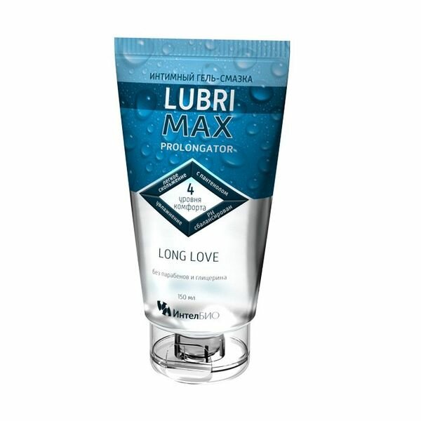 Гель-смазка LUBRIMAX (любримакс) Prolongator интимный 150 мл