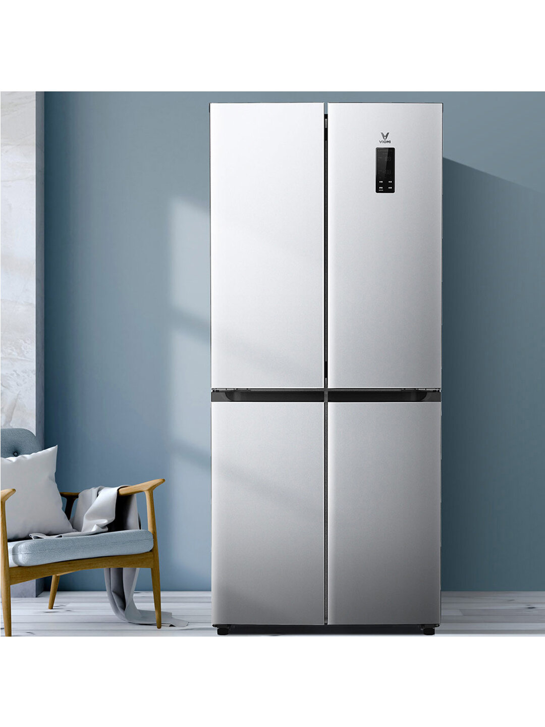 Умный холодильник Xiaomi Viomi Yunmi Smart Inverter Fridge Refrigerator 410L (BCD-410WMSAZ02A) - фотография № 6