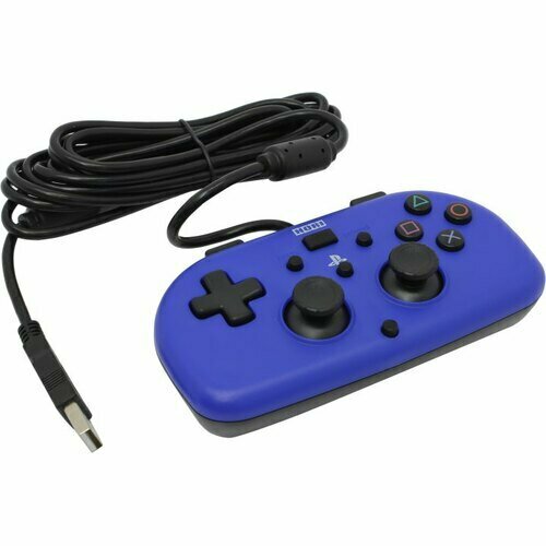 Геймпад Hori Wired Mini Gamepad Blue PS4-100E