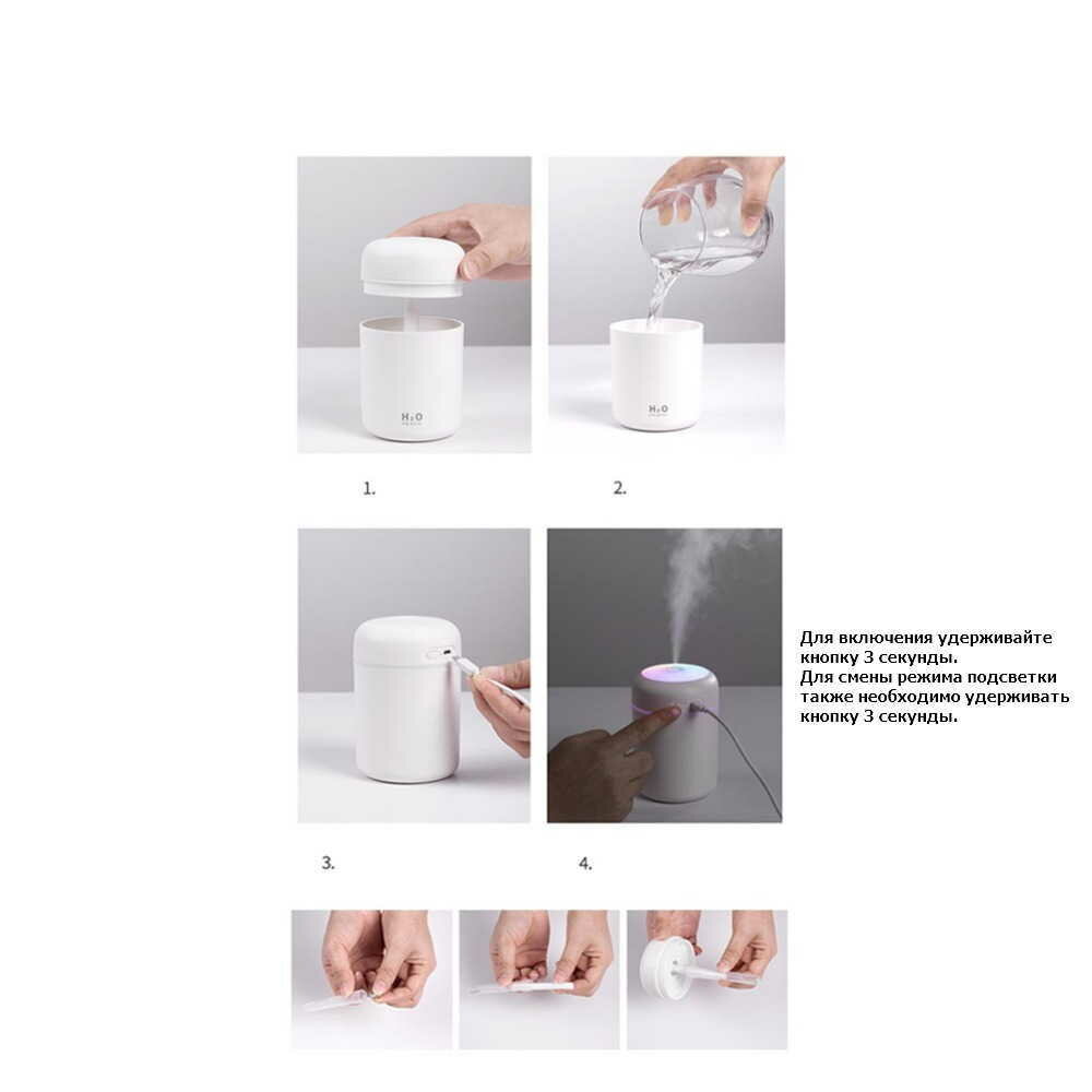 Увлажнитель воздуха Adna Humidifier DQ107, белый - фотография № 3