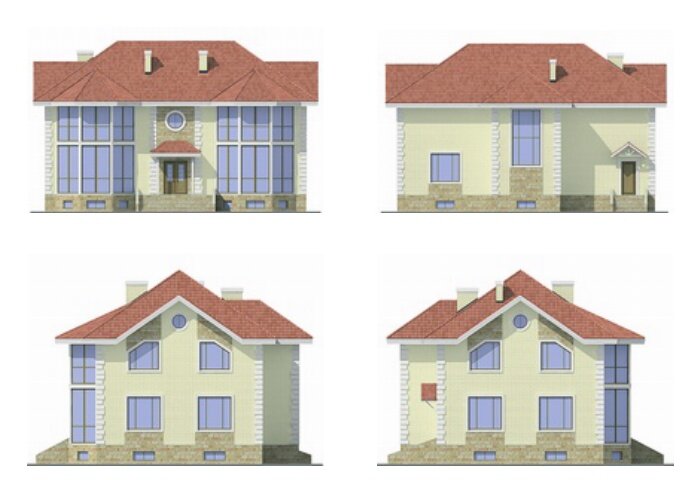 Проект дома Plans-36-99 (332 кв.м, кирпич) - фотография № 2