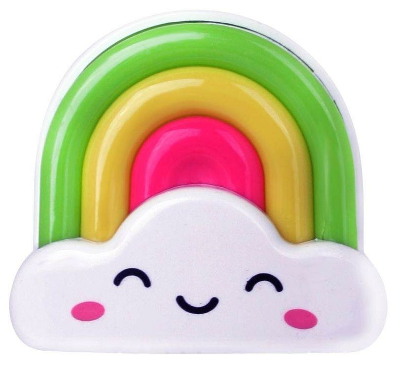 фото Светильник светодиодный NL-177 "Радуга" 220В ночник с выкл. бел. Camelion 12533