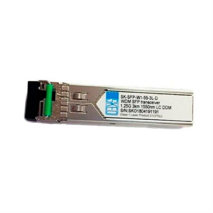 SK-SFP-W1-55-3L-D Модуль WDM SFP 1.25 Gb/s 1550nm 3 км LC DDM