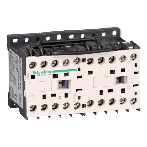 фото Реверсивный контактор Schneider Electric TeSys LC2K 3P 6А 220В AC 2.2кВт, LC2K0610M7