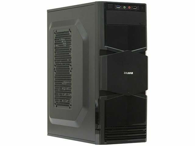 Корпус Zalman Корпус Minitower Zalman ZM-T3, mATX, черный (без БП)