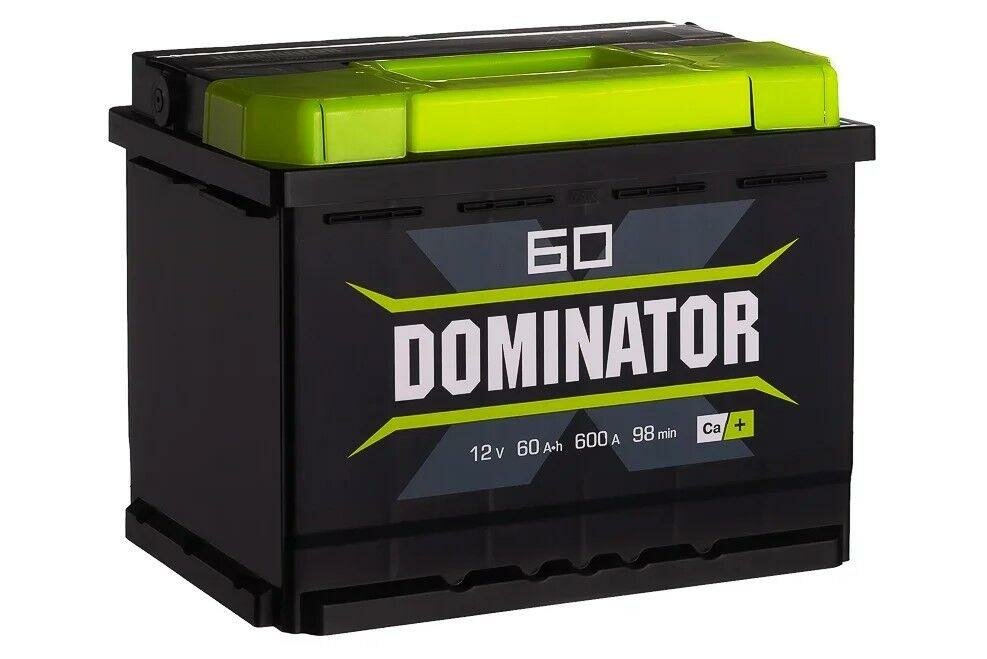 Аккумулятор автомобильный Dominator 60Ач прямая полярность
